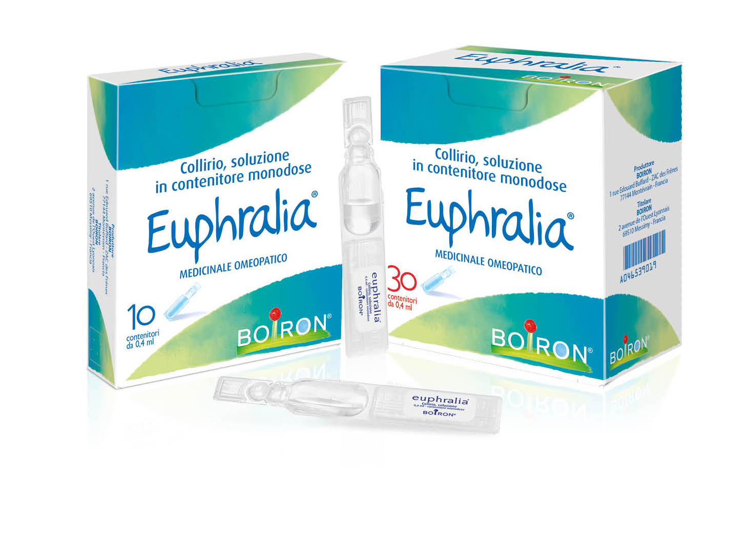 EUPHRALIA COLLIRIO MONODOSE 10 FLACONCINI 10 FLACONI 0,4ML BOIRON EUPHRALIA COLLIRIO MONODOSE 10 FLACONCINI 10 FLACONI 0,4ML BOIRON