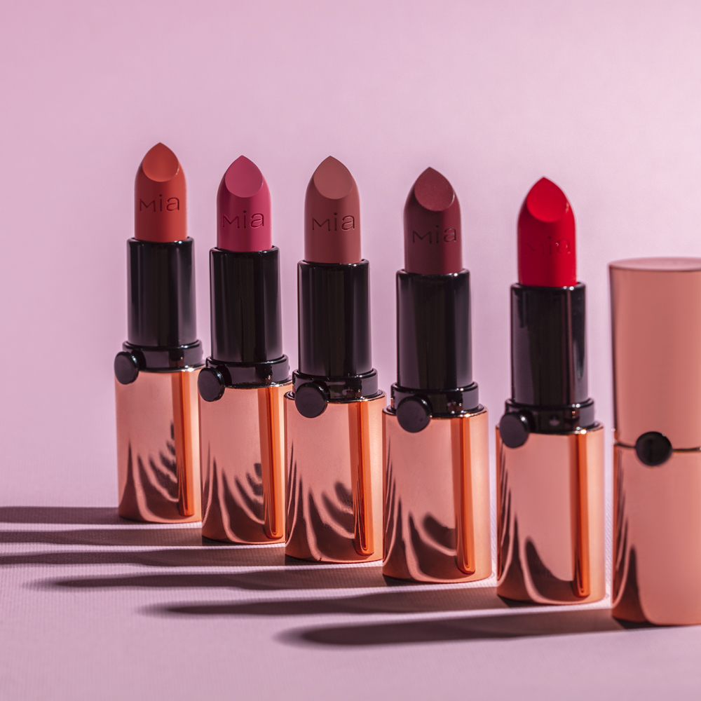 Mia Makeup - Glam Flow Lipstick - Rossetto Matte A Lunga Tenuta N.24 Réservé