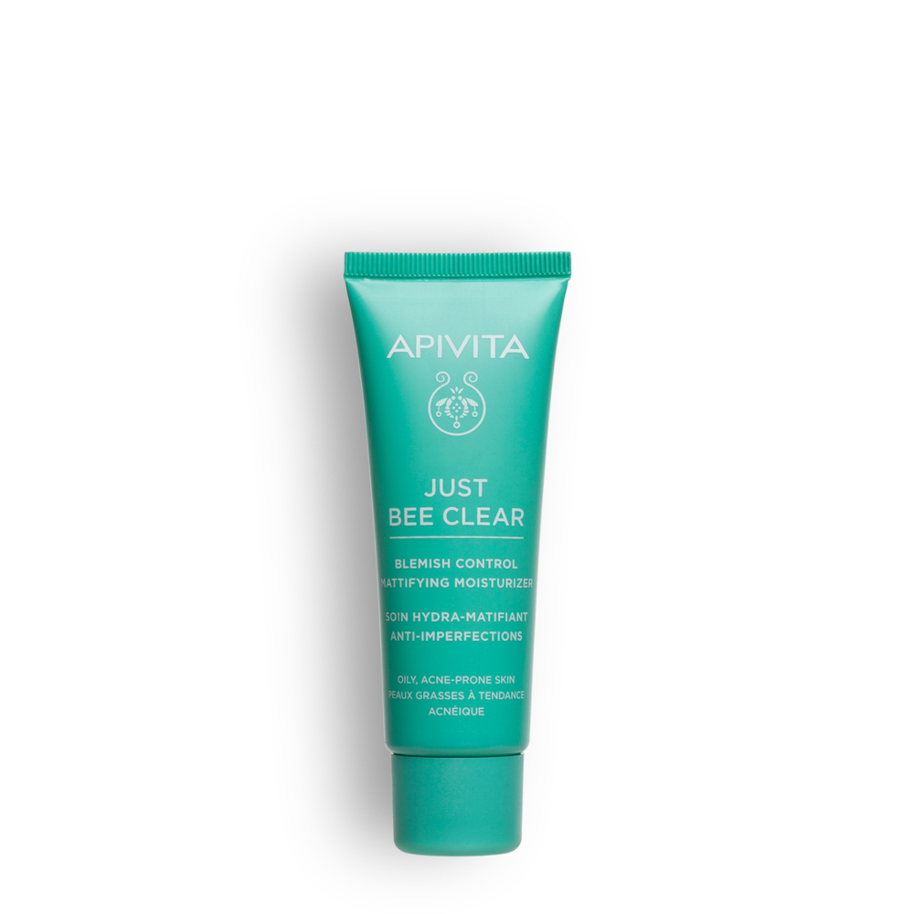 Apivita Just Bee Clear Crema Idratante Opacizzante Anti-Imperfezioni 