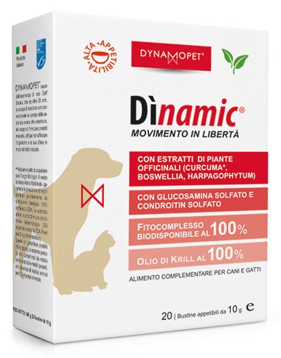 Dinamic Integratore Articolare Per Cani 20 Bustine 10 ml