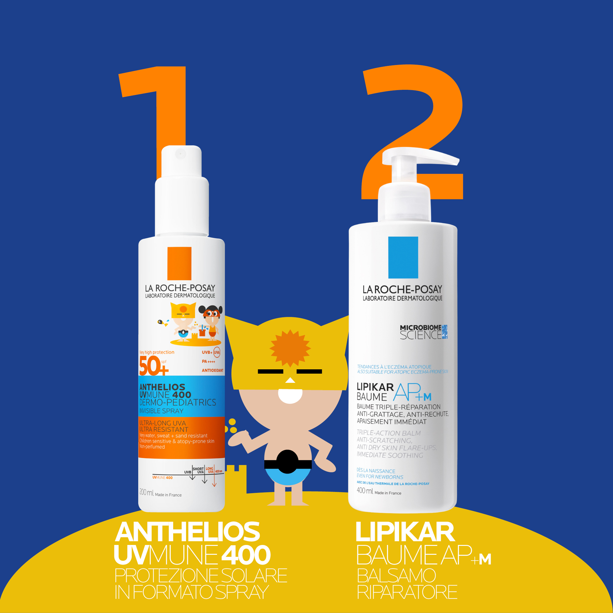La Roche-Posay - Anthelios Uvmune 400 Dermo-Pediatrics Spray Invisibile SPF50+ Bambini 200 ml