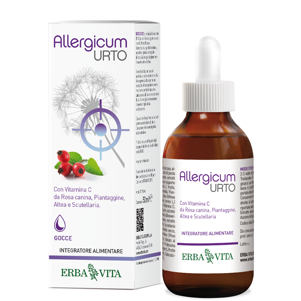Erba Vita Allergicum Urto Gocce Integratore Sistema Immunitario 50 ml