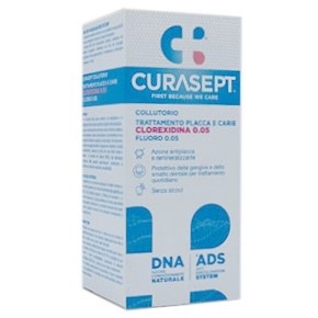 Curasept ADS Collutorio 0,05% Ads+ Dna Trattamento placca e carie 200ml Curasept ADS Collutorio 0,05% Ads+ Dna Trattamento placca e carie 200ml