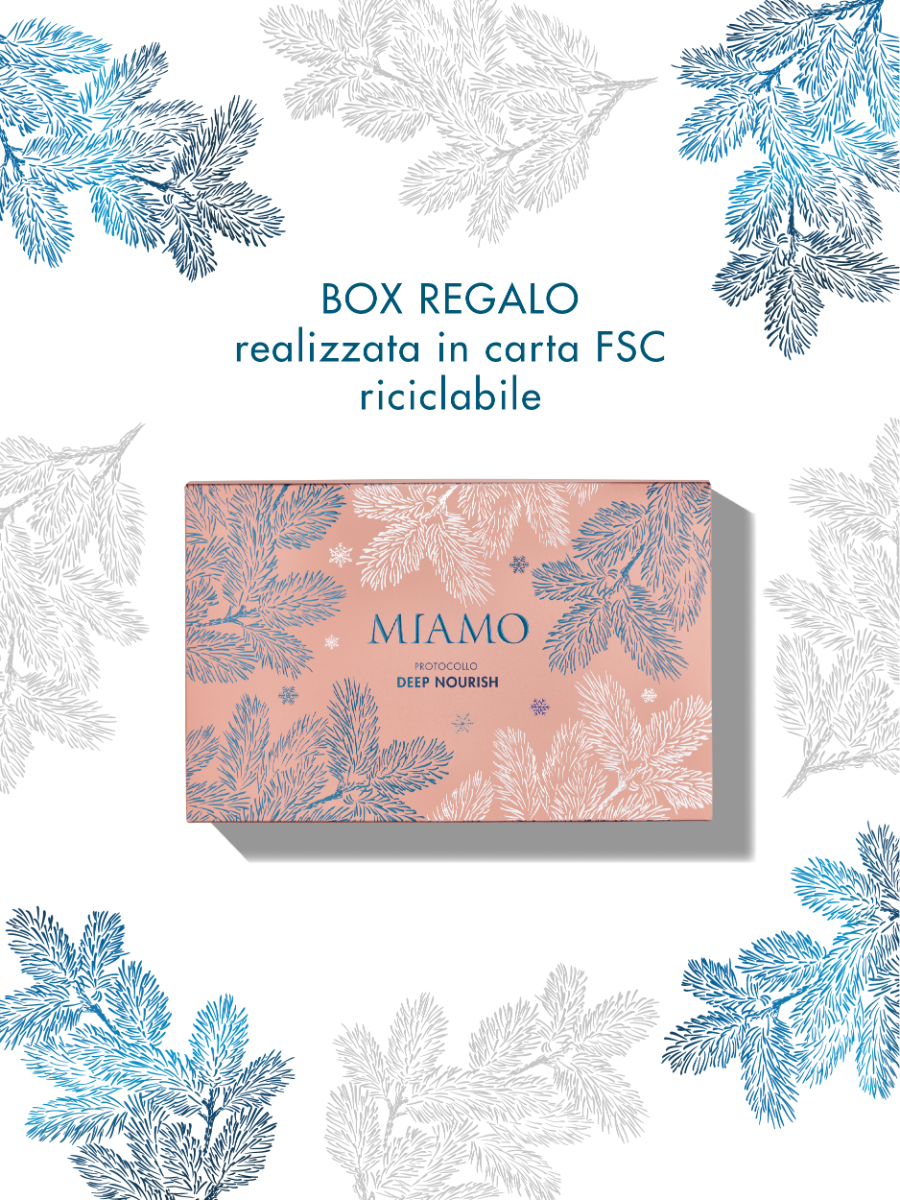 Miamo cofanetto deep Nourish - Nourish 3-Biotic serum 30 ml + omaggi