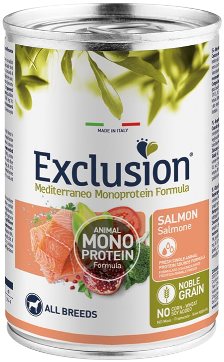 EXCLUSION M ADULT SALMON 400G