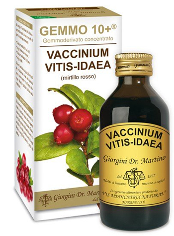 Dr. Giorgini Gemmo 10+ Mirtillo Rosso Liquido Analcoolico 100 ml Dr. Giorgini Gemmo 10+ Mirtillo Rosso Liquido Analcoolico 100 ml