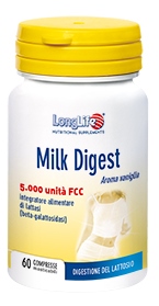 LongLife Milk Digest Integratore Di Lattasi 60 Capsule