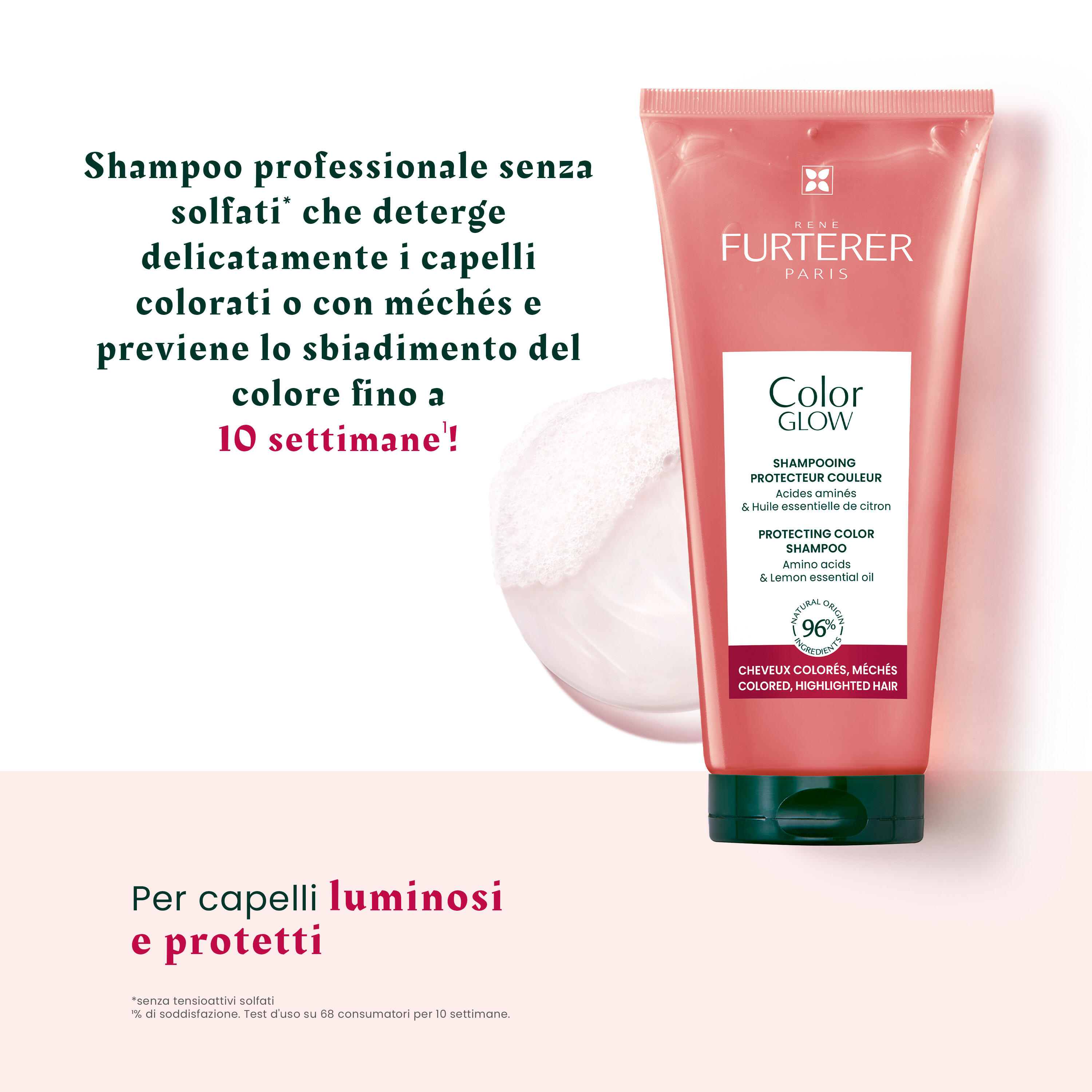 René Furterer Color Glow - Shampoo Protettivo Per Capelli Colorati 200 ml