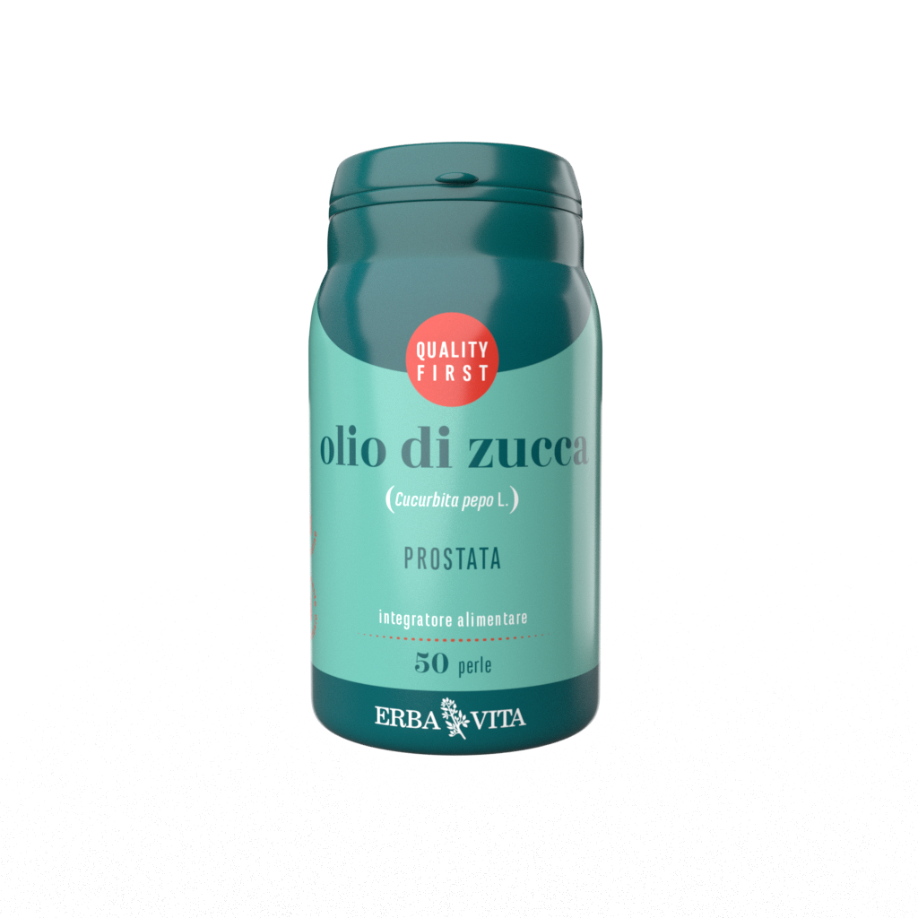 Erba Vita Olio di Semi di Zucca Integratore Prostata 50 Perle
