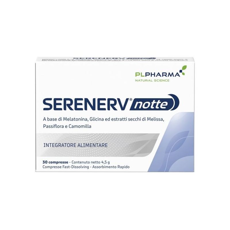 Serenerv Notte Integratore Sonno 30 Compresse