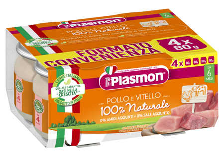 PLASMON OMOG POLLO/VTL 4X80G PLASMON OMOG POLLO/VTL 4X80G