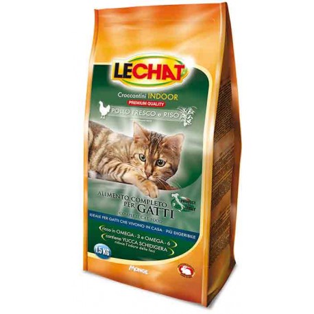 LECHAT GATTO INDOOR POLLO RISO 1,5KG