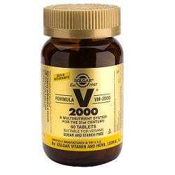 Solgar VM-2000 Supplement Integratore Energetico 60 Tavolette