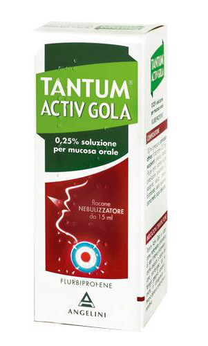 Tantum Verde Gola Spray 0,25% Soluzione Per Mucosa Orale 15 ml Tantum Verde Gola Spray 0,25% Soluzione Per Mucosa Orale 15 ml