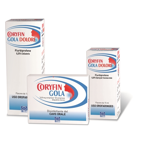 Coryfin Gola Dolore Spray Flurbiprofene Analgesico 15 ml