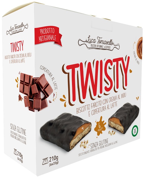 L TOMASELLO Twisty Biscotto 210g