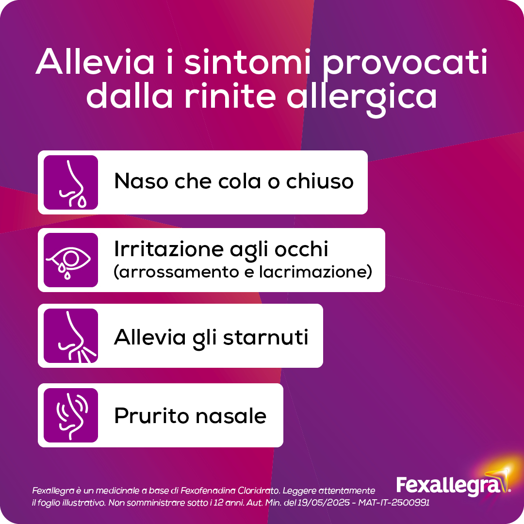 Fexallegra Antistaminico - 10 Compresse Rivestite Contro i Sintomi della Rinite Allergica