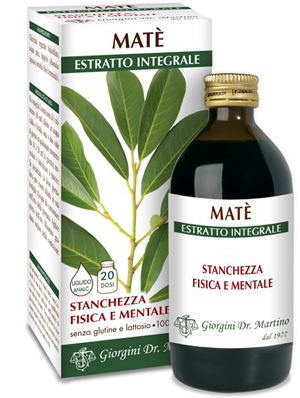 MATE' ESTRATTO INTEGRALE 200ML MATE' ESTRATTO INTEGRALE 200ML