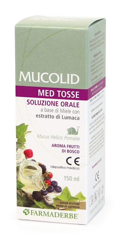 Farmaderbe Mucolid Med Tosse benessere delle vie aeree 150ml