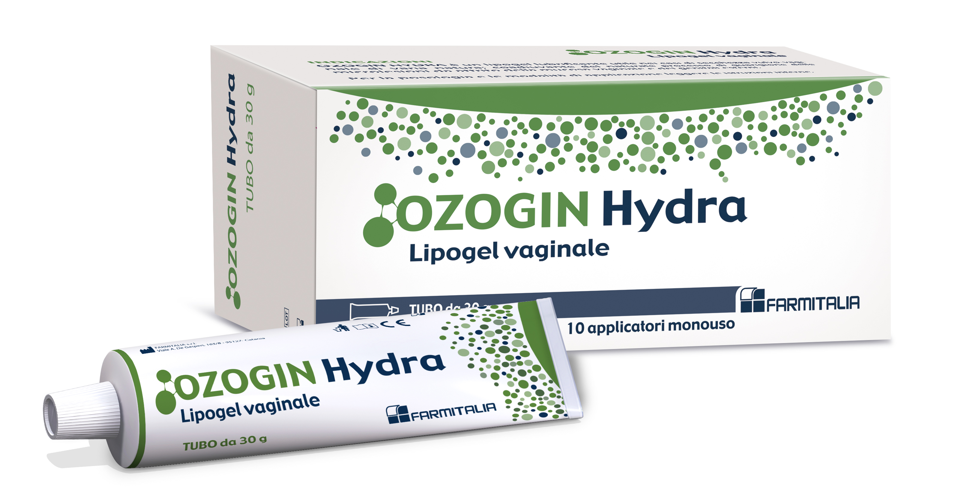 Ozogin Hydra Lipogel Vaginale Tubo 30 gr + 10 Applicatori Monouso