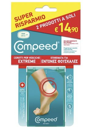 COMPEED Vesciche Extreme Bipack 5pz + 5pz