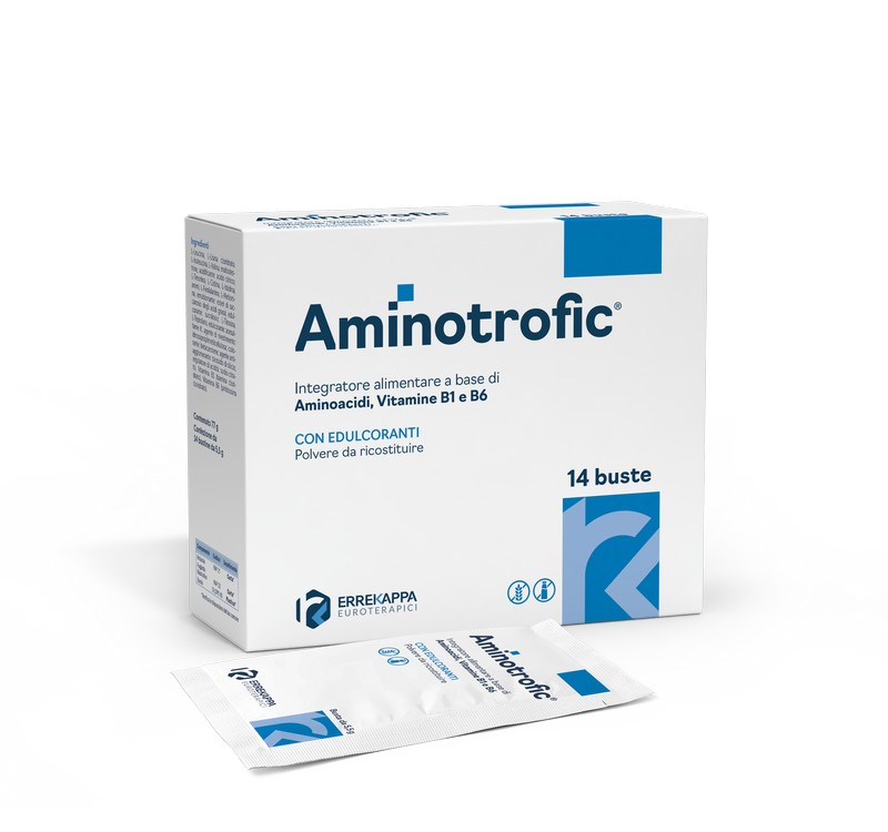Aminotrofic R Integratore Aminoacidi Vitamine 14 Bustine