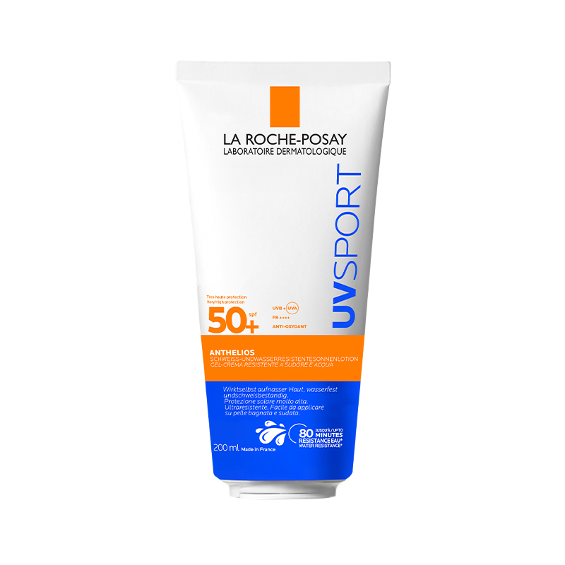 La Roche-Posay - Anthelios Uvsport Gel-Crema Resistente Ad Acqua E Sudore SPF50+ Viso E Corpo 200 ml