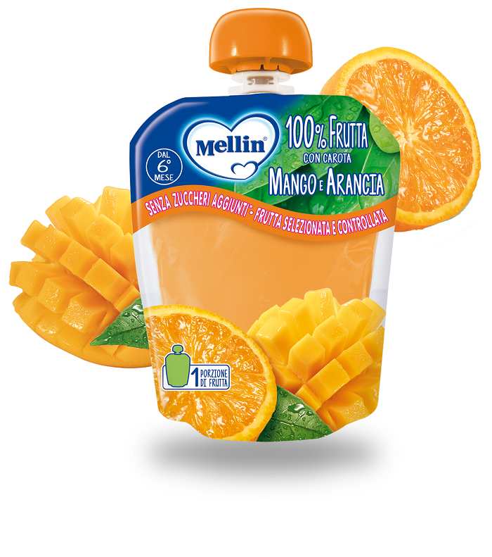 POUCH ARANCIA MANGO 90G POUCH ARANCIA MANGO 90G