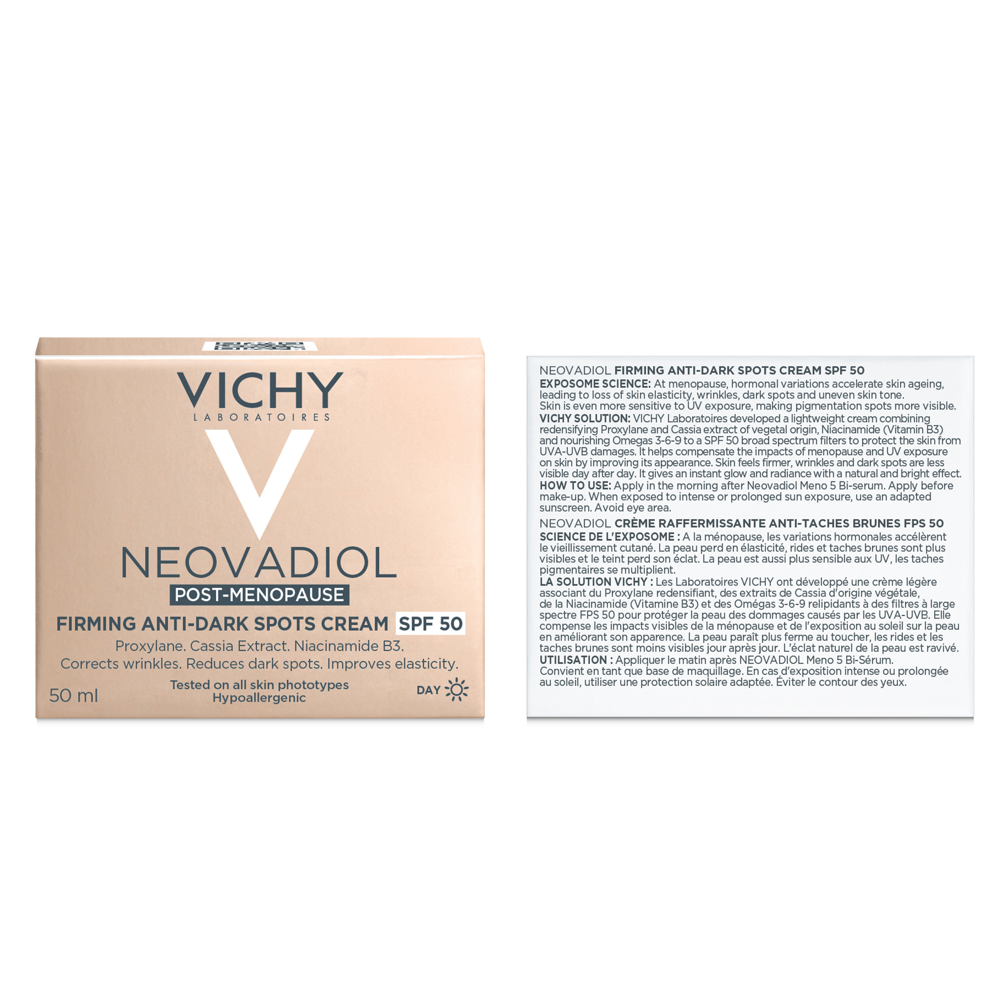 Vichy Neovadiol Crema Rassodante Anti-macchie SPF 50 50 ml Vichy Neovadiol Crema Rassodante Anti-macchie SPF 50 50 ml