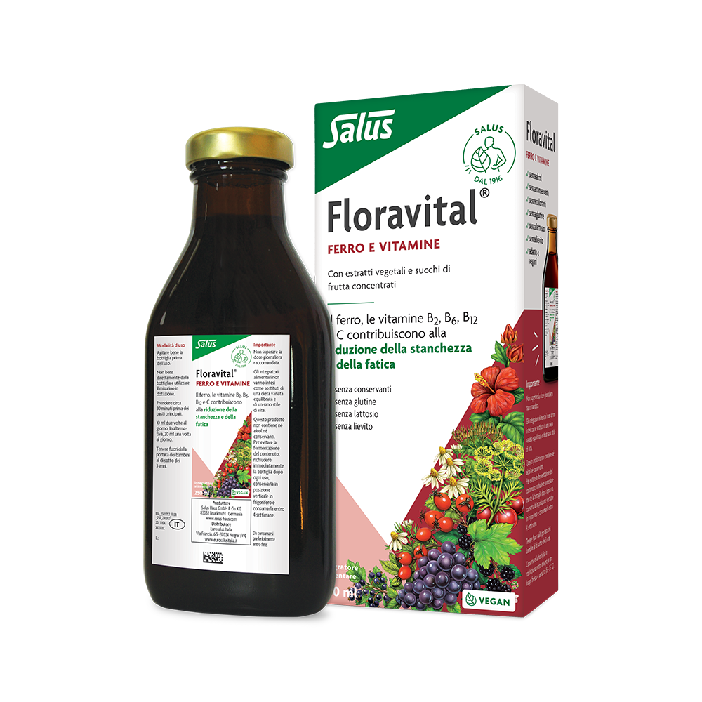 Salus - Floravital 250 ml - Integratore Di Ferro E Vitamine