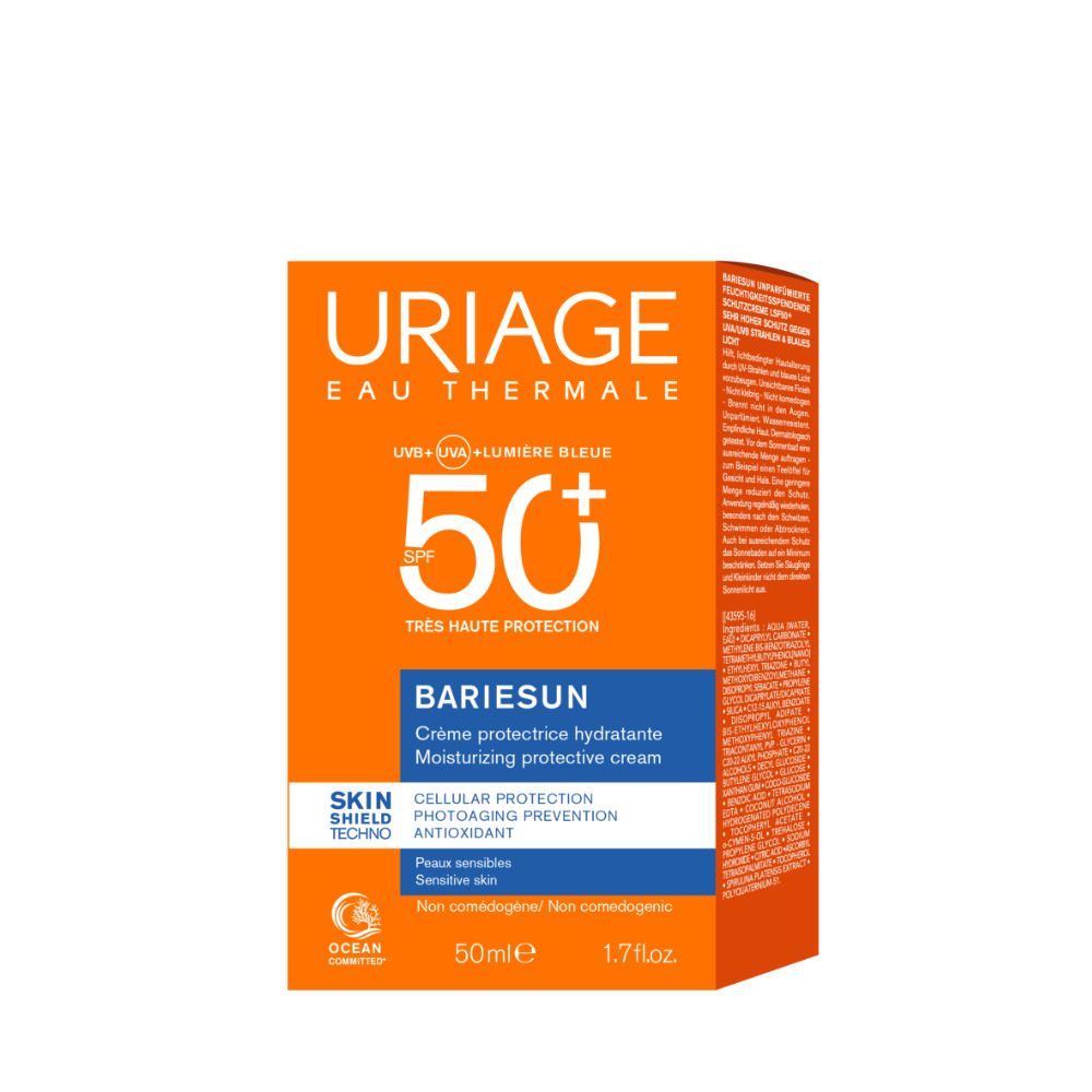 Uriage - Bariésun Crema Solare Idratante Protettrice SPF50+ Viso 50 ml
