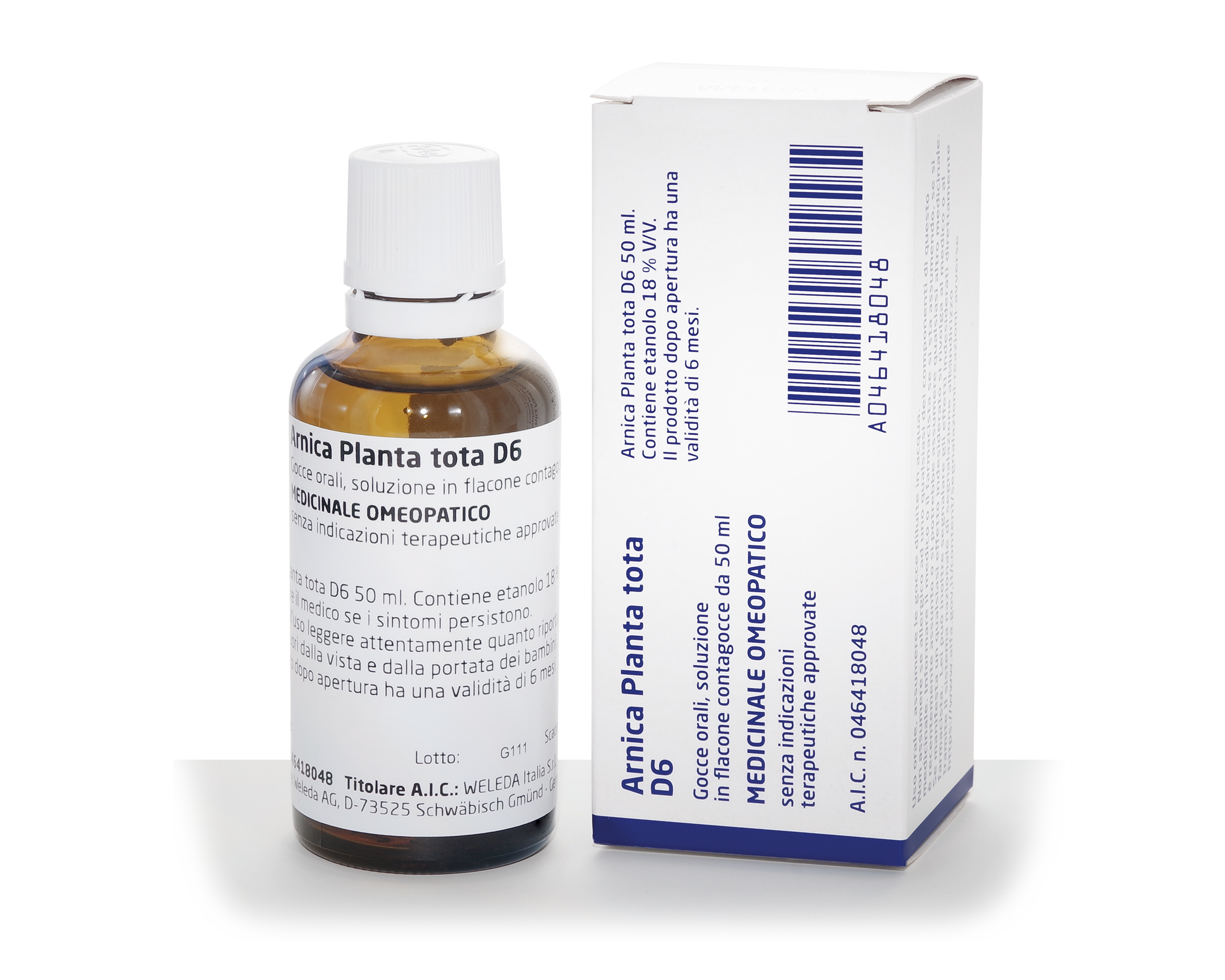 ARNICA PLANTA TOTA*D6 GTT 50ML
