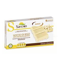 Sarchio Soffio Di Riso Con Cioccolato Bianco Biologico Senza Glutine 75 g Sarchio Soffio Di Riso Con Cioccolato Bianco Biologico Senza Glutine 75 g
