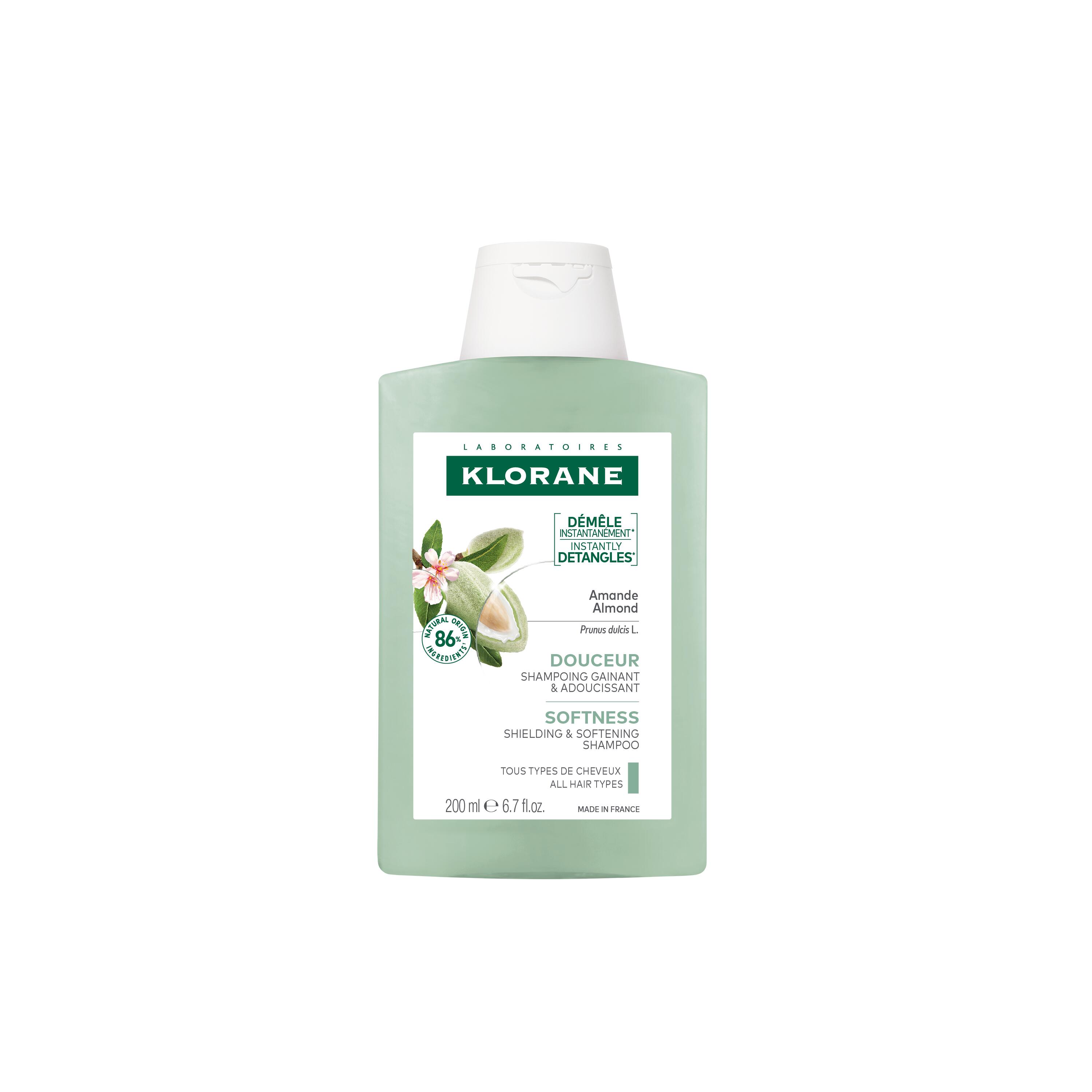 Klorane - Shampoo Avvolgente Alla Mandorla Per Tutti I Tipi Di Capelli 200 ml