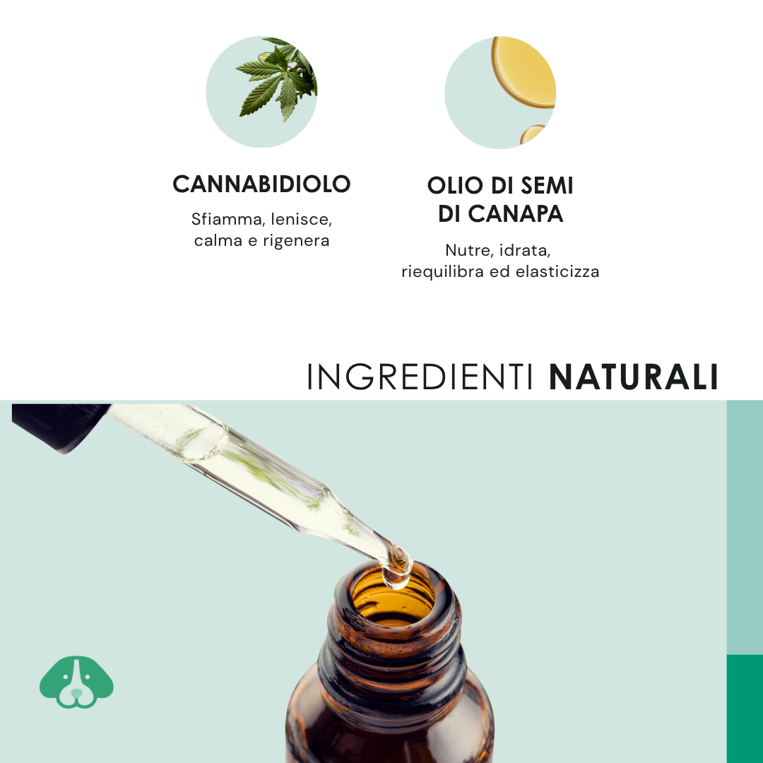 Eusphera CBD Oil Dog - Olio Rilassante per Cani 30 ml