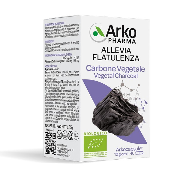 ARKOCAPSULE Carbone Veg.40 Cps