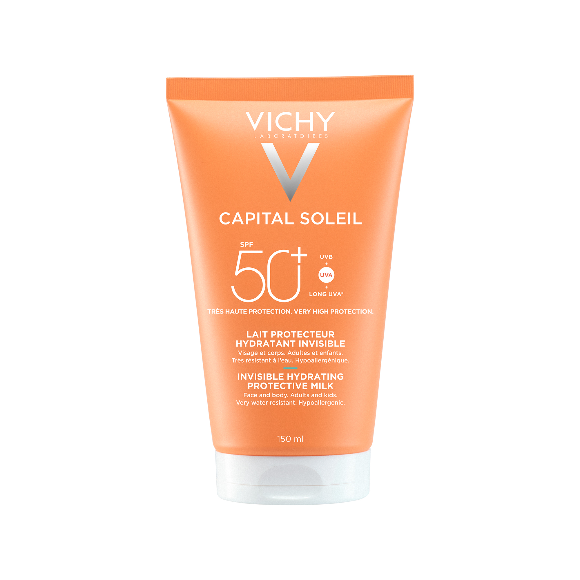 Vichy - Capital Soleil - Latte Idratante Fresco Protezione Molto Alta SPF50+ Viso E Corpo 150 ml