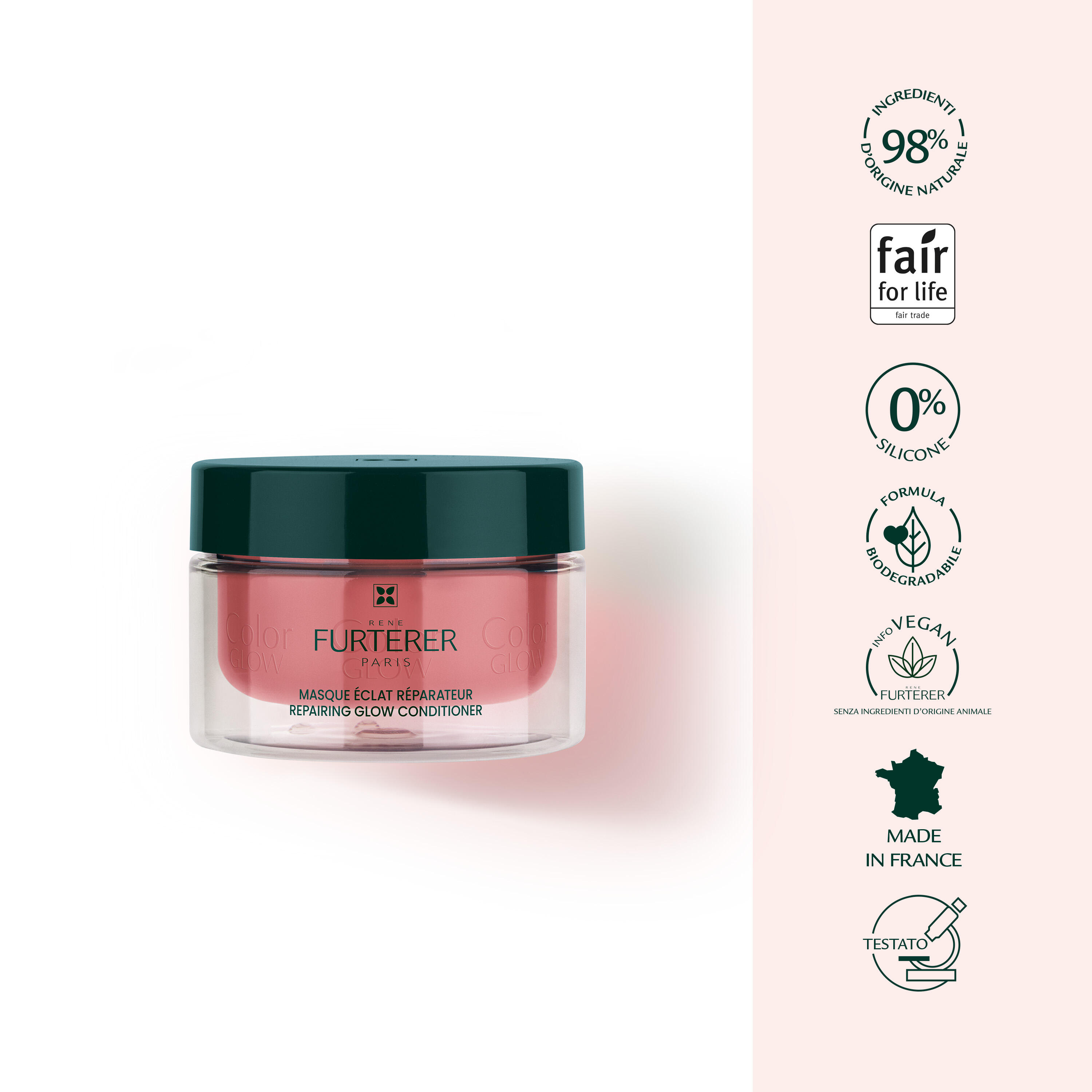René Furterer Color Glow - Maschera Illuminante Ristrutturante Per Capelli Colorati 200 ml