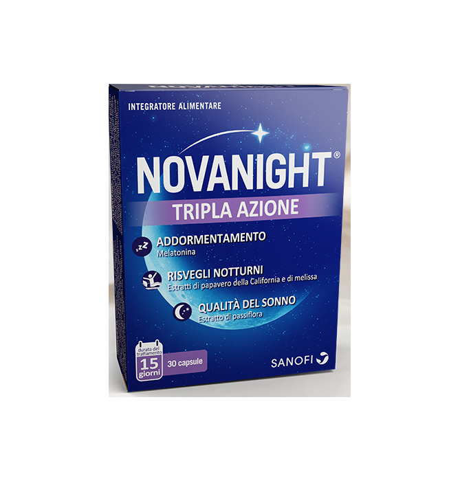 Novanight Integratore Per il Sonno 30 Capsule