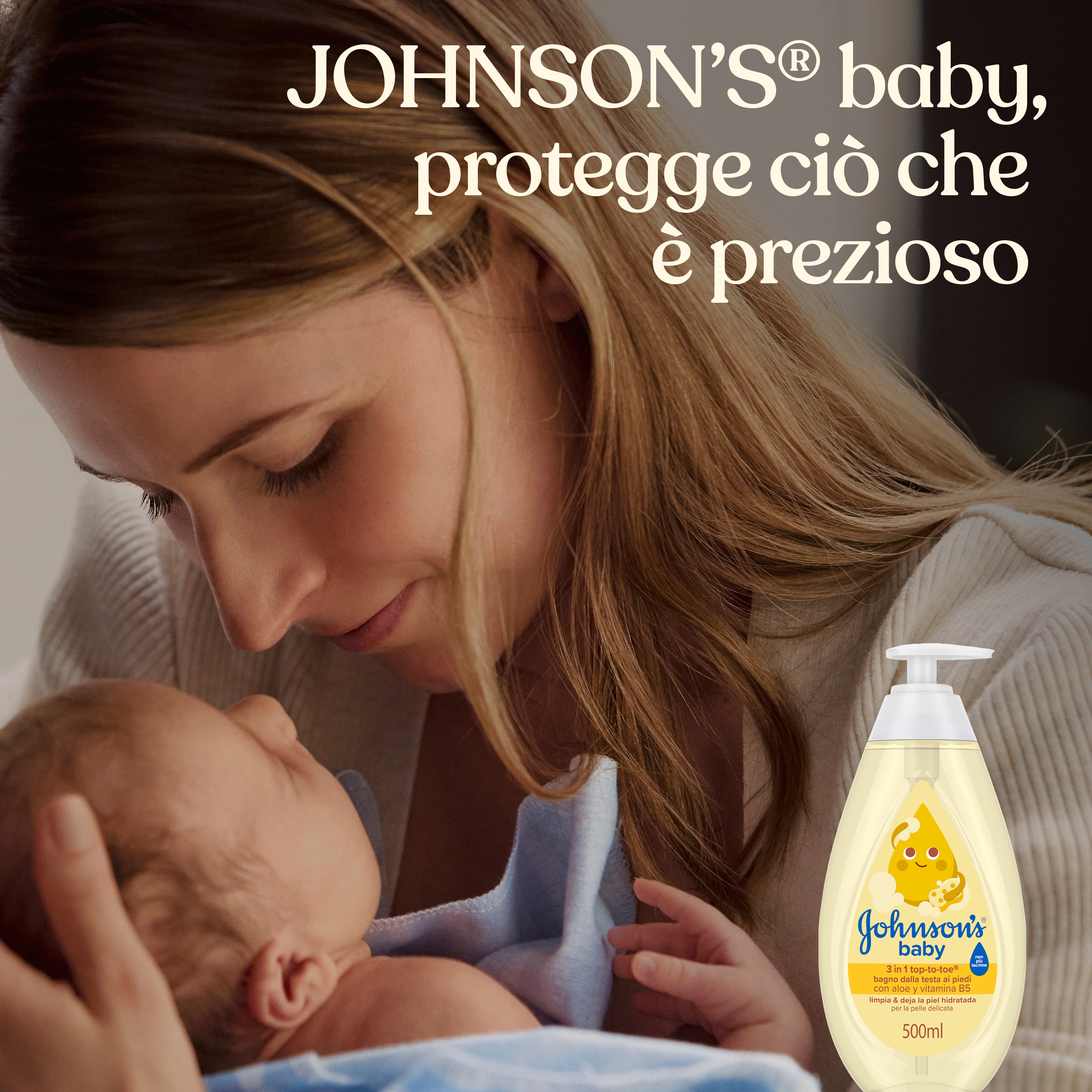 JOHNSONS BABY BAGNO TESTA PIED