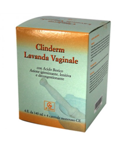 Clinderm Lavanda Vaginale 4 Flaconcini da 140 ml