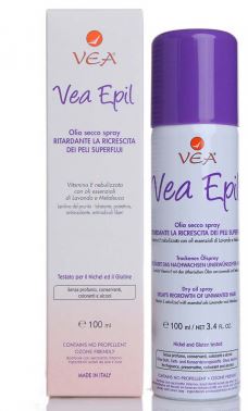 Vea Epil - Olio secco spray - Ritardante crescita peli superflui - 100 ml Vea Epil - Olio secco spray - Ritardante crescita peli superflui - 100 ml