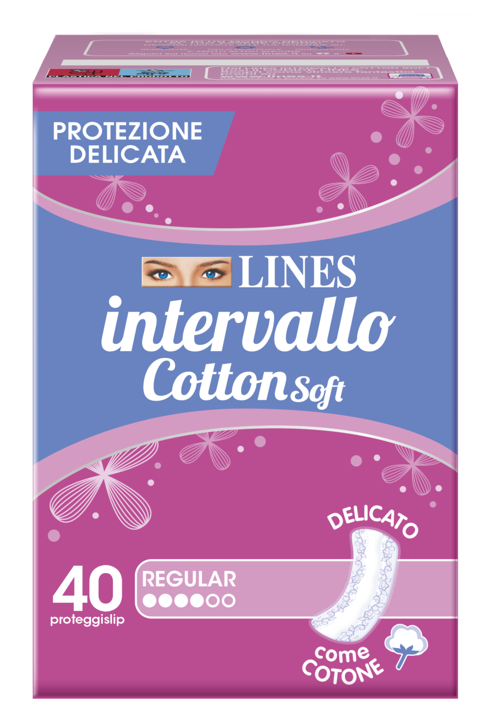 Lines Intervallo Cotton soft 40 Pezzi
