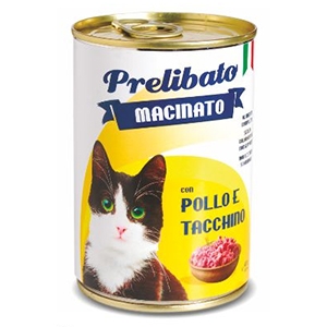 UNIPRO GATTO PRELIBATO MACINATO POLLO TACCHINO 400GR (lattina)