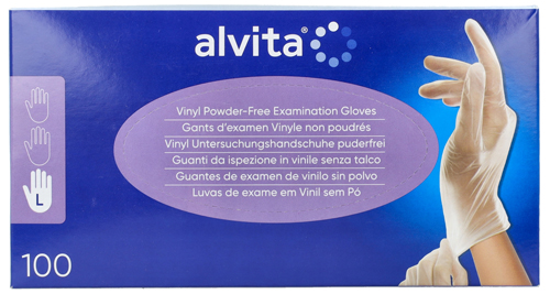 ALVITA GUANTI VINILE S/TALCO L