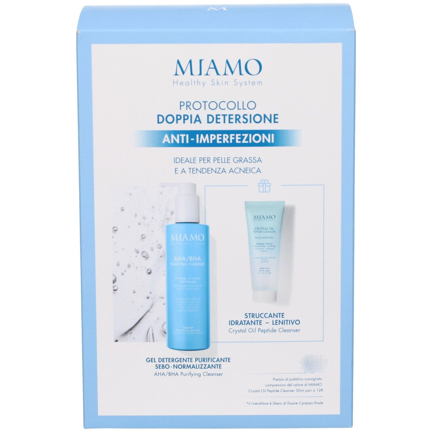 Miamo Doppia Detersione Anti-Imperfezioni Protocollo