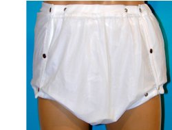 MUTANDA PER INCONTINENZA TIPO SUPER TAGLIA 4, MASSIMA VESTIBILITA' PER ESSERE INDOSSATA ANCHE SOTTO NORMALI INDUMENTI. CONFEZIONATA IN TRE STRATI. TASCA PORTAPANNOLONE