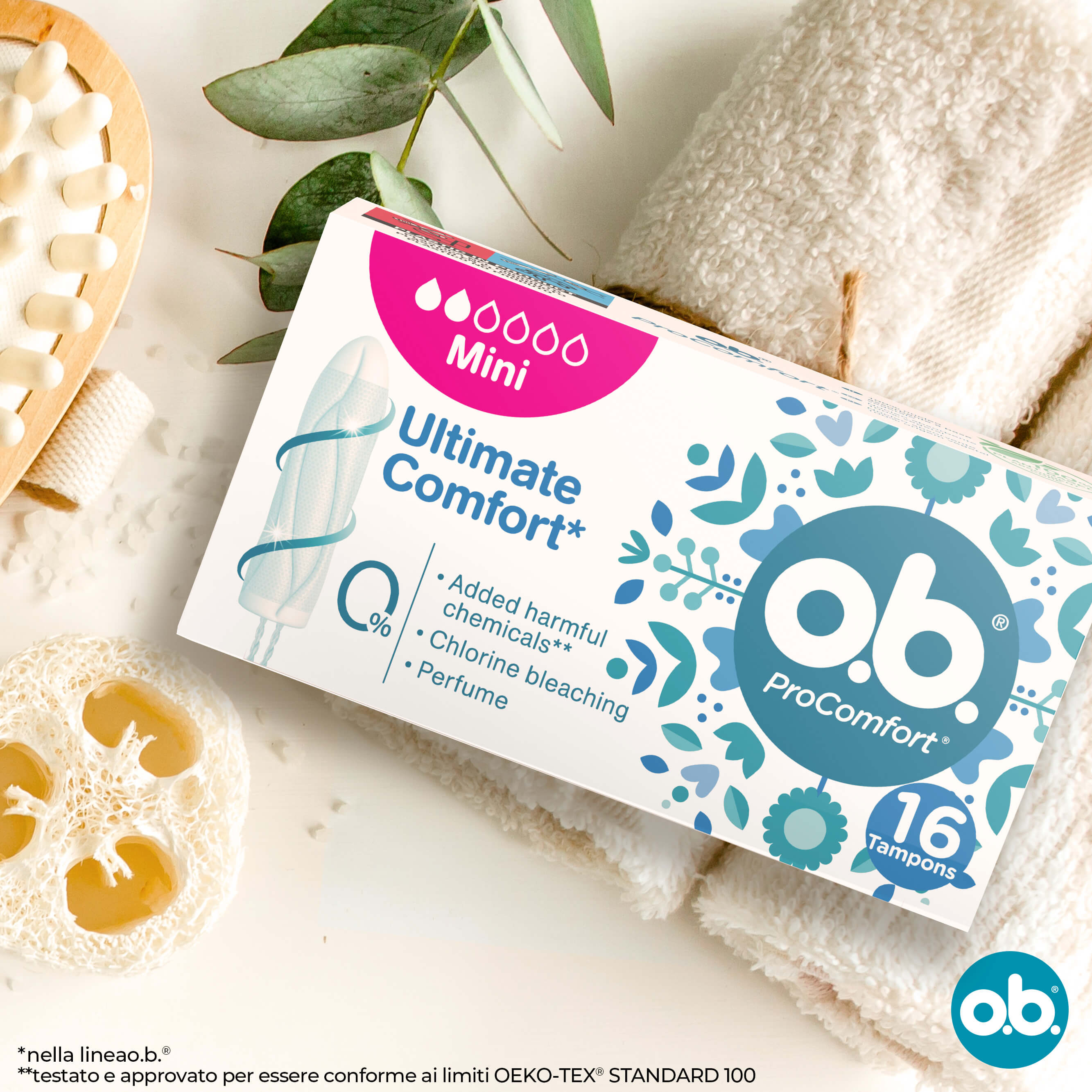 O.B. ProComfort Mini 16 Assorbenti Interni O.B. ProComfort Mini 16 Assorbenti Interni
