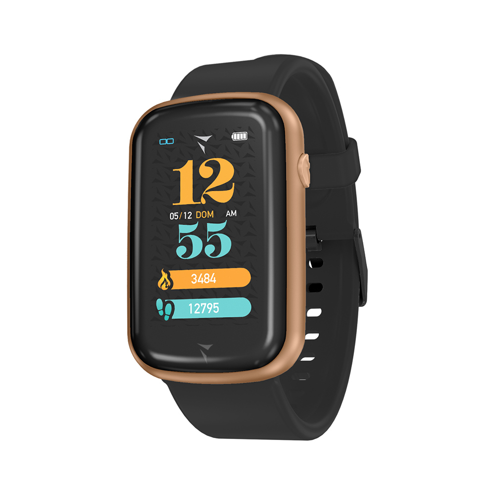 STEPS SMARTWATCH BLACK GOLDEN ROSE