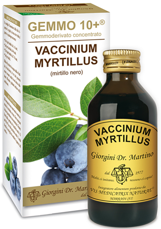 Dr. Giorgini Gemmo 10+ Mirtillo Nero Analcoolico 100 ml Dr. Giorgini Gemmo 10+ Mirtillo Nero Analcoolico 100 ml